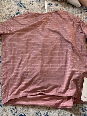 Lululemon Back in Action Short-Sleeve Shirt - Dusty Rose